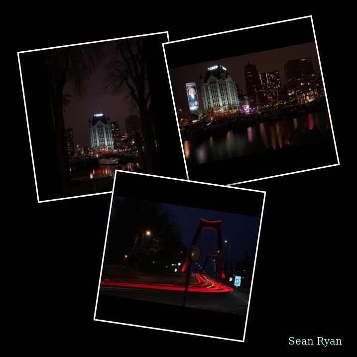 Night Photos At Rotterdam - Highways And The Old Harbour - Every Day Photos