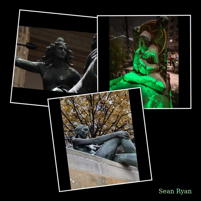 Berlin Statues In Snow - Every Day Photos