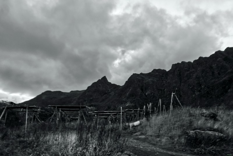 Reine And Moskenes At Lofoten - RX109287.editted.bw