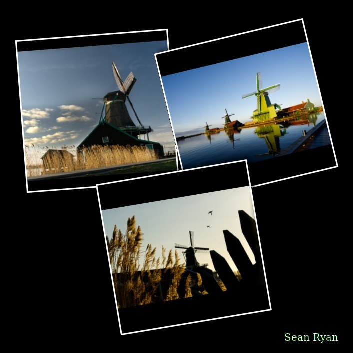 2025-02 - Zaanse Schans Windmills By Sundown