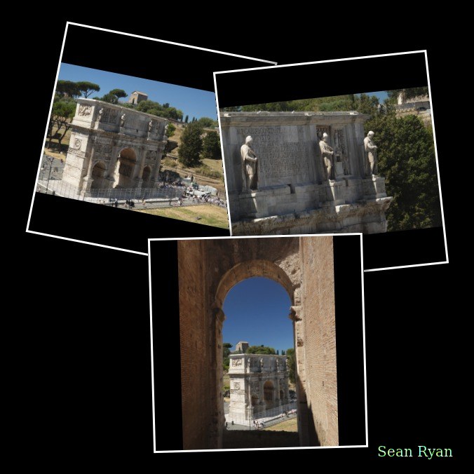 Views From Colosseum Of Palatine Hill And Arch Of Constantine - Every Day Photos