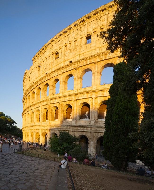Colosseum in the daylight sun