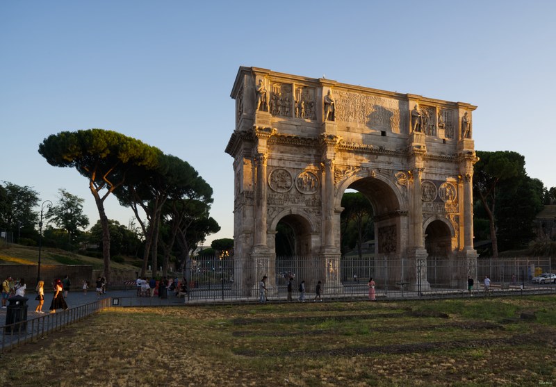 The Arch of Constantine (Italian: Arco di Costantino) [312..315BC]