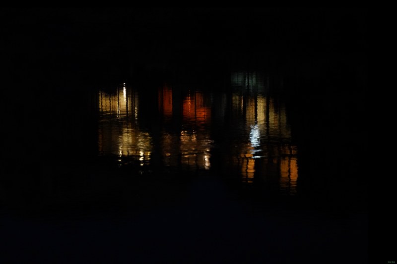 Kyoto - Kamo River By Night Between Bridges - SA701683.editted