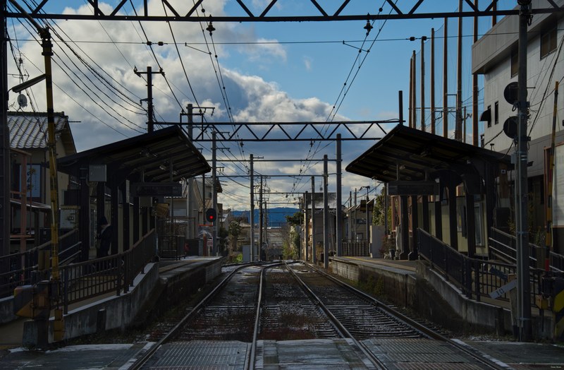 Kyoto - Railway Line With Snow - SA701768.editted